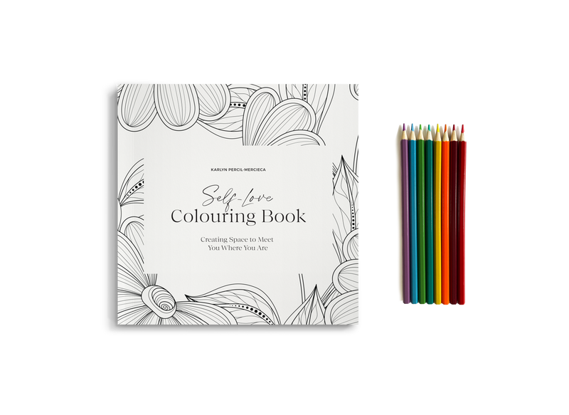 The Sisterhood 4Pack of Self-Love Colouring Books & Affirmation Pencil Set